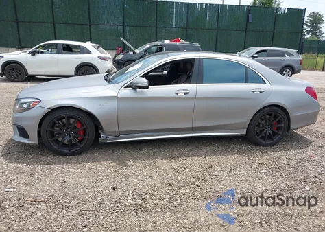 2015 Mercedes-Benz S 63 Amg 4Matic из США, поврежденный, VIN WDDUG7JB1FA192317